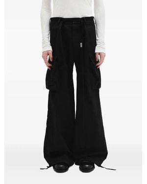 Ann Demeulemeester Cargo-Pocket Trousers - Blue