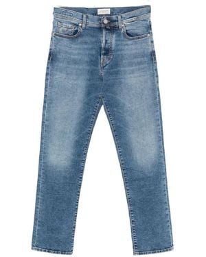 Jacob Cohen Ausgeblichene Straight-Leg-Jeans - Blau