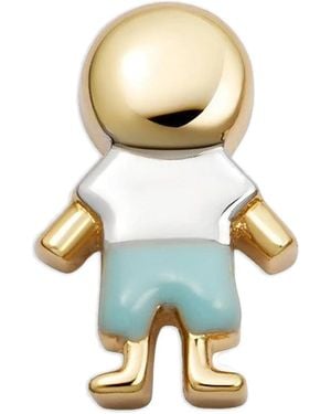 Loquet London Boy-Motif Charm - Blue