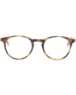 Garrett Leight Occhiali Tondi Winward - Marrone