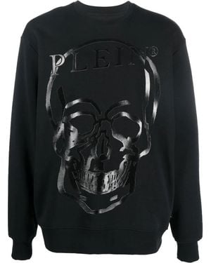Philipp Plein スカルプリント スウェットシャツ - ブラック