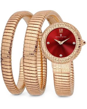 Christian Van Sant Naga 28Mm Watch - Red