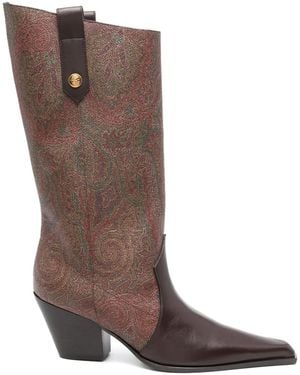 Etro Stringate - Marrone