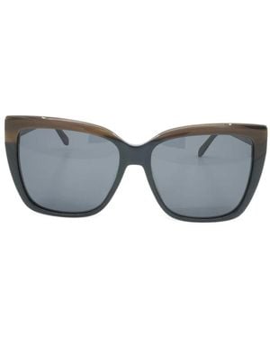 Ferragamo Eyewear Oversize-Frame Sunglasses - Grey