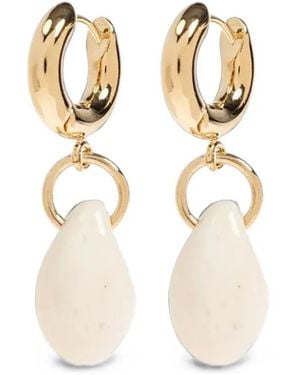 Isabel Marant Hoop Pendant Earrings - Metallic