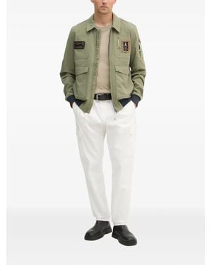 Aeronautica Militare Logo-Patch Military Jacket - Green