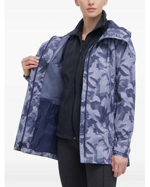Columbia Splash A Little Floral-Print Raincoat - Blue