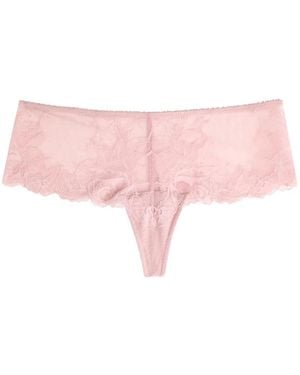 Wacoal Tanga Vivid Attraction De Encaje - Rosa