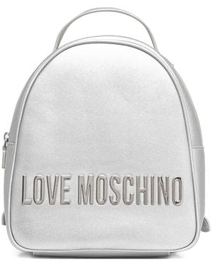 Love Moschino Zaino Con Logo - Bianco