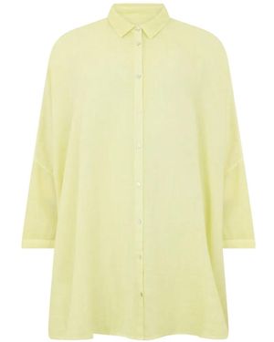 120% Lino Linen Shirt - Yellow
