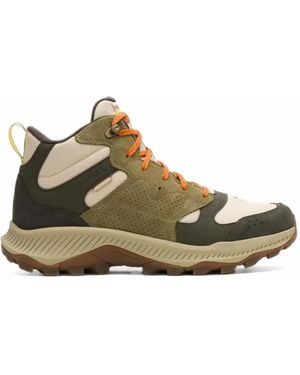 Merrell Tempo Sol Mid Waterproof Trainers - Green