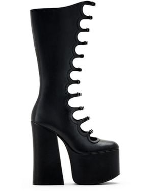 Marc Jacobs Botas Altas Kiki Con Detalles Recortados, Mujer, Talla - Negro