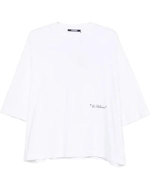 Jacquemus Logo-Print T-Shirt - White