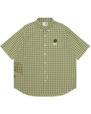 Aape By A Bathing Ape Plaid Shirt - Green