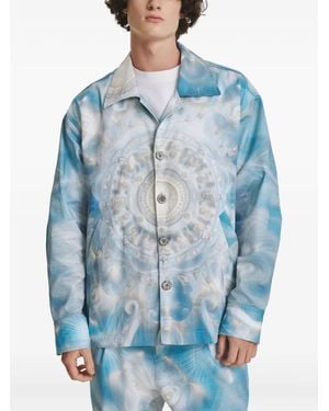 IRINA VOINEA Chemise Imprimée - Blue