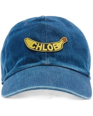 Chloé Chill Baseball Cap - Blue