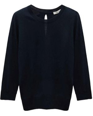 Dorothee Schumacher サテンリボン セーター - ブルー