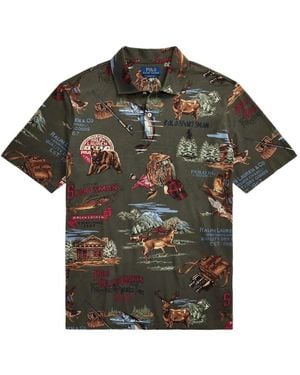 Polo Ralph Lauren Printed Polo Shirt - Green