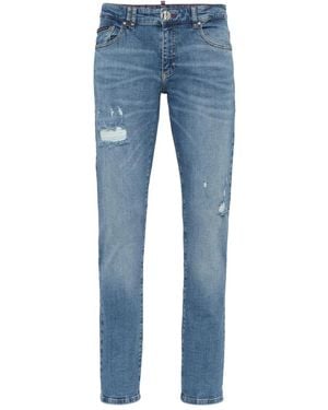 Philipp Plein Gerade Jeans - Blau