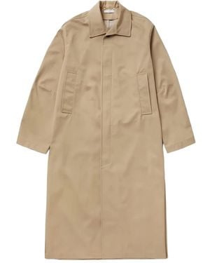1989 STUDIO Button-Up Single-Breasted Coat - Natural