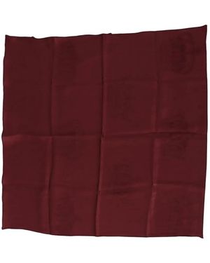 Dolce & Gabbana Crown-Motif Silk Handkerchief - Purple