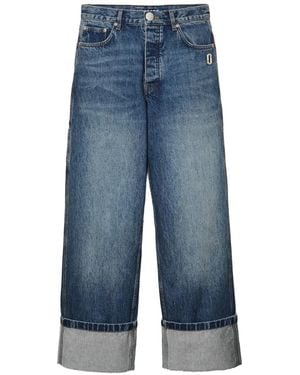 Marc Jacobs Vaqueros Con Aplique Del Logo - Azul