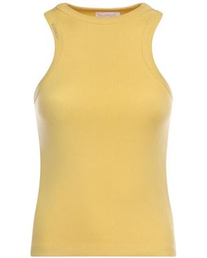 Dondup Ribbed Tank Top - Yellow