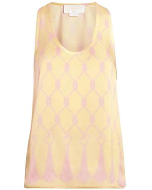Genny Printed Blouse - Natural