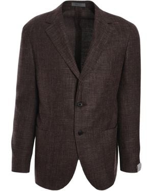Corneliani Mélange Blazer - Black