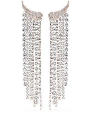Zadig & Voltaire Rock Node Drop Earrings - White