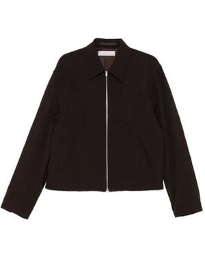 Our Legacy Crinkled Wool Jacket - Black