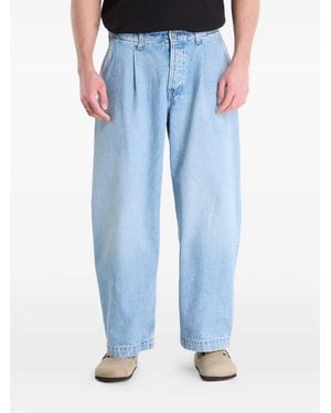 Calvin Klein Jeans Met Geplooid Detail - Blauw