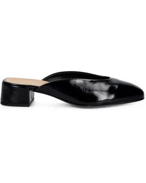 JONAK PARIS Mules En Cuir À Fini Verni Nine - Black