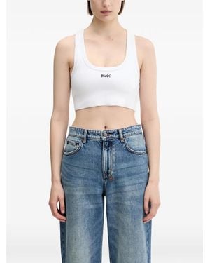 Ksubi Logo Vest Top - Blue