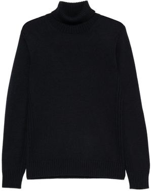 Kangra Roll-Neck Wool Jumper - Black