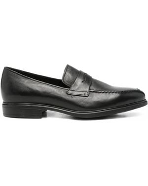 Fratelli Rossetti Leather Penny Loafers - Black