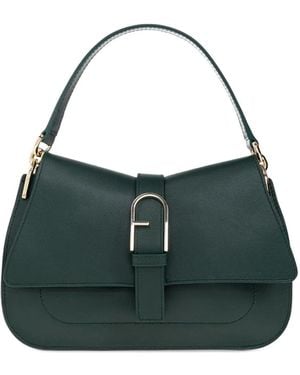 Furla Buckle-Fastening Top-Handle Bag - Groen