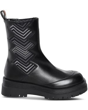 Missoni Enkellaarzen Met Borduurwerk - Zwart