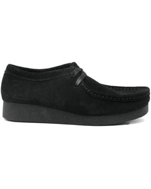 Clarks Wallabee Suede Derby Shoes - ブラック