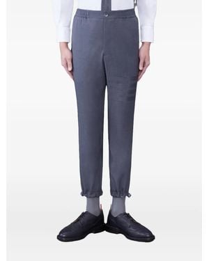 Thom Browne Pantalon À Chevilles Élastiquées - Bleu