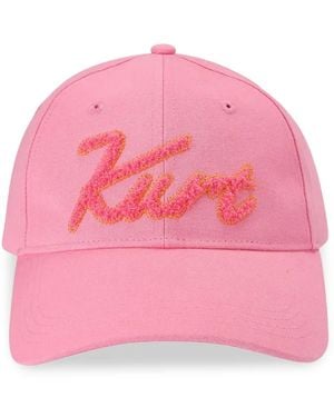 Kurt Geiger Logo-Embroidered Baseball Cap - Pink