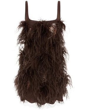 16Arlington Sadie Mini Dress - Brown