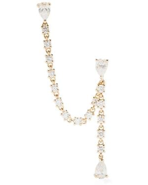 Anita Ko 14K Diamond Drop Earring - White