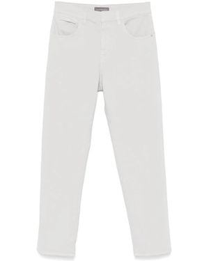 Lorena Antoniazzi Pantalones ajustados - Blanco