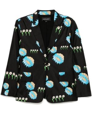 Cynthia Rowley Blazer À Boutonnière Devant - Noir