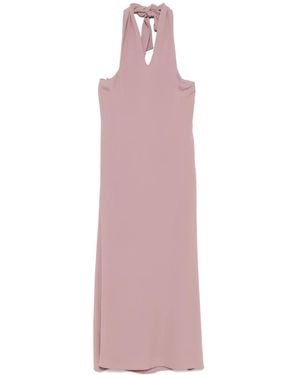 FEDERICA TOSI Crepe Midi Dress - Pink