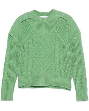 IRO Cable-Knit Jumper - Green