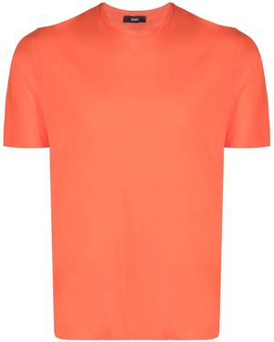Herno コットン Tシャツ - オレンジ