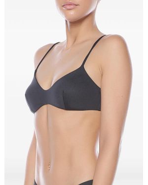 MC2 Saint Barth May Bralet Mit V-Ausschnitt - Blau