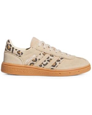 adidas Handball Spezial Leopard-Print Sneakers - White